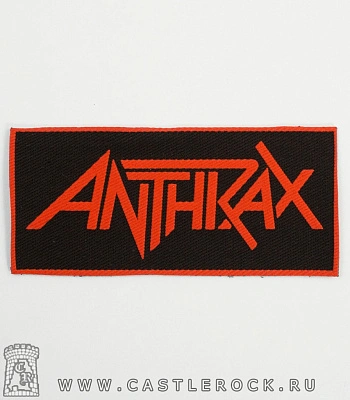 нашивка anthrax (лого красное)