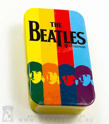 набор медиаторов beatles stripes (15 шт.) 1cab4-15bt2