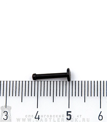 Лабрет Безрезьбовой Биофлекс Черный со Стразом (розовым) 1,6 х 10 х 2