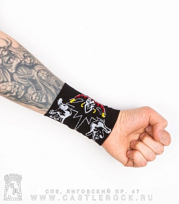 напульсник трикотажный король и шут (лого, широкий)