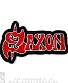 нашивка saxon (лого красное, вышивка)