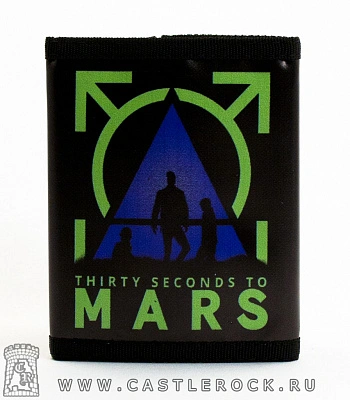 кошелек 30 seconds to mars (группа, сепия, к/з)