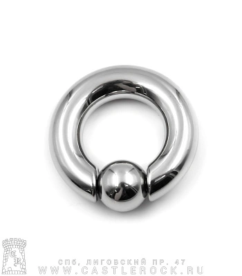 Кольцо BCR Хард Сталь 8 х 19 х 12 (с пружинным шариком)