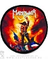 нашивка manowar "kings of metal" (круглая)