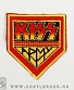 нашивка kiss army (вышивка)
