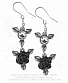 серьги alchemy gothic (алхимия готик) e398 ring 'o roses