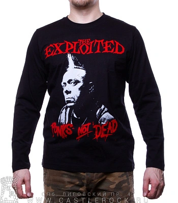 футболка exploited "punks not dead" д/р