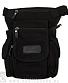 сумка на бедро текстиль многофункциональная (черная)