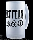 кружка пивная стеклянная led zeppelin (лого)