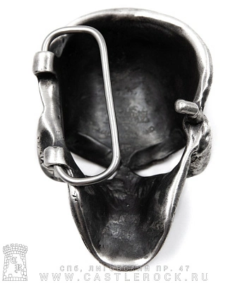 пряжка череп алхимический