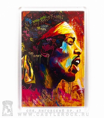 магнит прямоугольный jimi hendrix