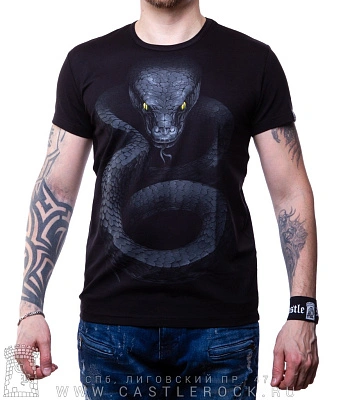 футболка змея (светится)