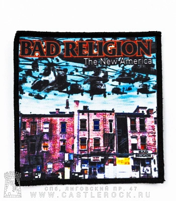 нашивка bad religion "the new america"