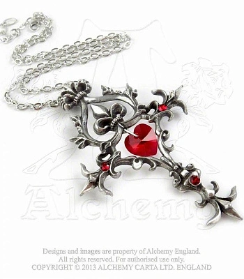 подвес alchemy gothic (алхимия готик) p456 renaissance cross of passion
