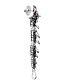 серьга alchemy gothic (алхимия готик) e305 dragontine stud