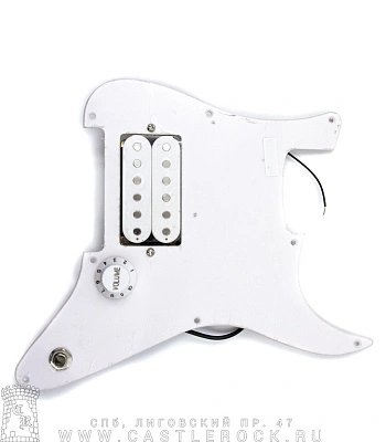 защитная накладка для электрогитары в сборе xl-1011 1h (белая)