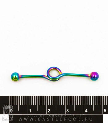 Штанга Индастриал Сталь "Бензиновая" с Шариками и Витком 1,6 х 38 х 5/5