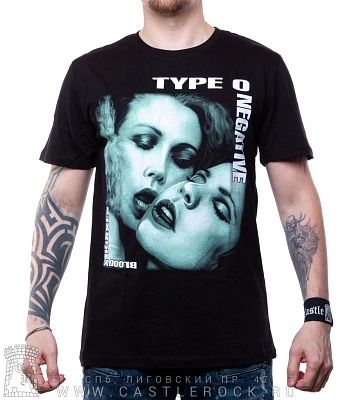 футболка type o negative "bloody kisses"