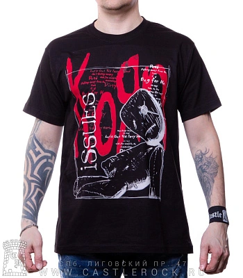 футболка korn "issues"