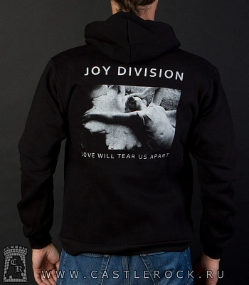 балахон на молнии joy division "love will tears us apart"