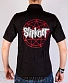 рубашка с коротким рукавом slipknot (лого, 2 молнии)