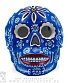 статуэтка череп расписной santa muerte (синий)