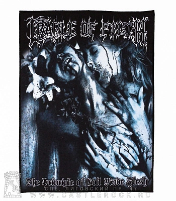 нашивка на спину cradle of filth "the principle of evil made flesh"