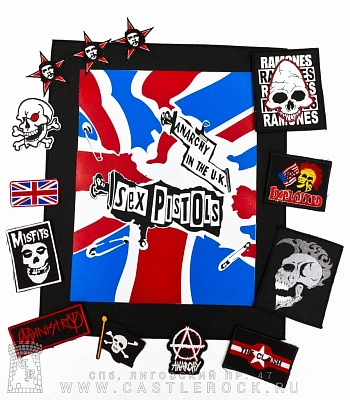 нашивки горшка (комплект для черной рубашки)