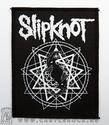 нашивка slipknot (лого с козлом)