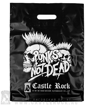 пакет подарочный castle rock анархия punks not dead