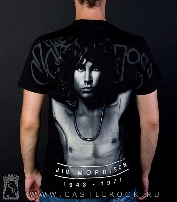 футболка doors jim morrison 1943-1971 total