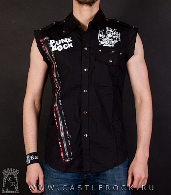 безрукавка punk rock