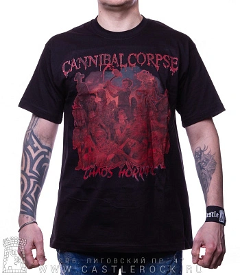 футболка cannibal corpse "chaos horrific"