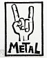 нашивка metal (коза, вышивка)
