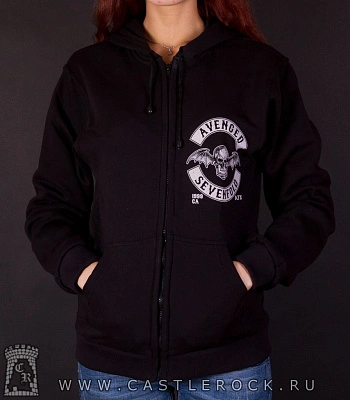 балахон на молнии avenged sevenfold