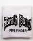 напульсник трикотажный five finger death punch (белый)