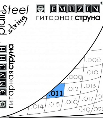 струна emuzin стальная .011