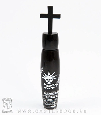 помада блеск для губ manic panic lethal lips (черный)
