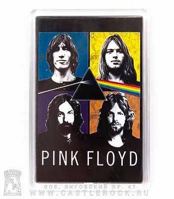 магнит прямоугольный pink floyd (группа)