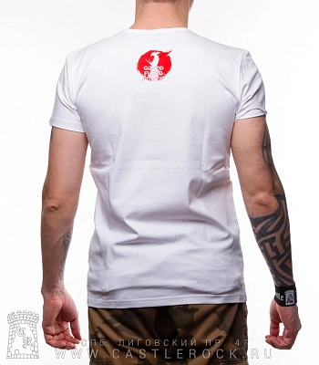 футболка панда дэдпул pandapool (белая, светится)