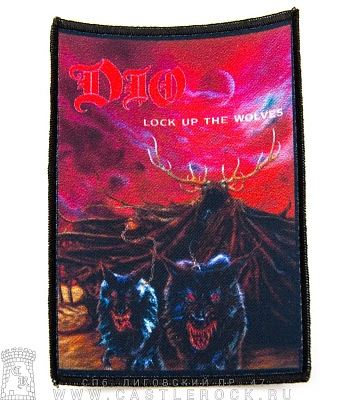 нашивка dio "lock up the wolves"