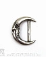 пряжка alchemy gothic (алхимия готик) b103 quietus moon buckle