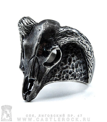кольцо череп козла