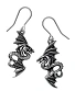 серьги alchemy gothic (алхимия готик) e442 flight of airus