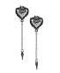 серьги alchemy gothic (алхимия готик) e433 witches heart
