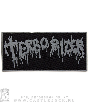 нашивка terrorizer (лого серое)