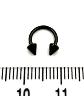Циркуляр Сталь с Шипами Черный 1,2 х 6 х 3/3