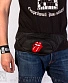 сумка на пояс с вышивкой rolling stones
