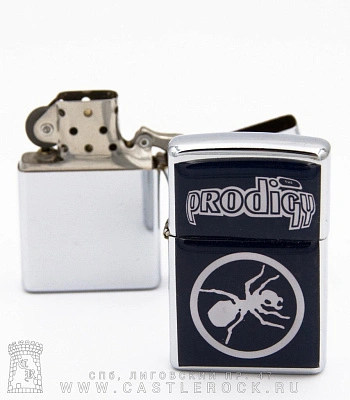 зажигалка цветная prodigy (лого)