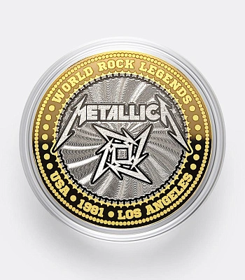 монета сувенирная малая metallica